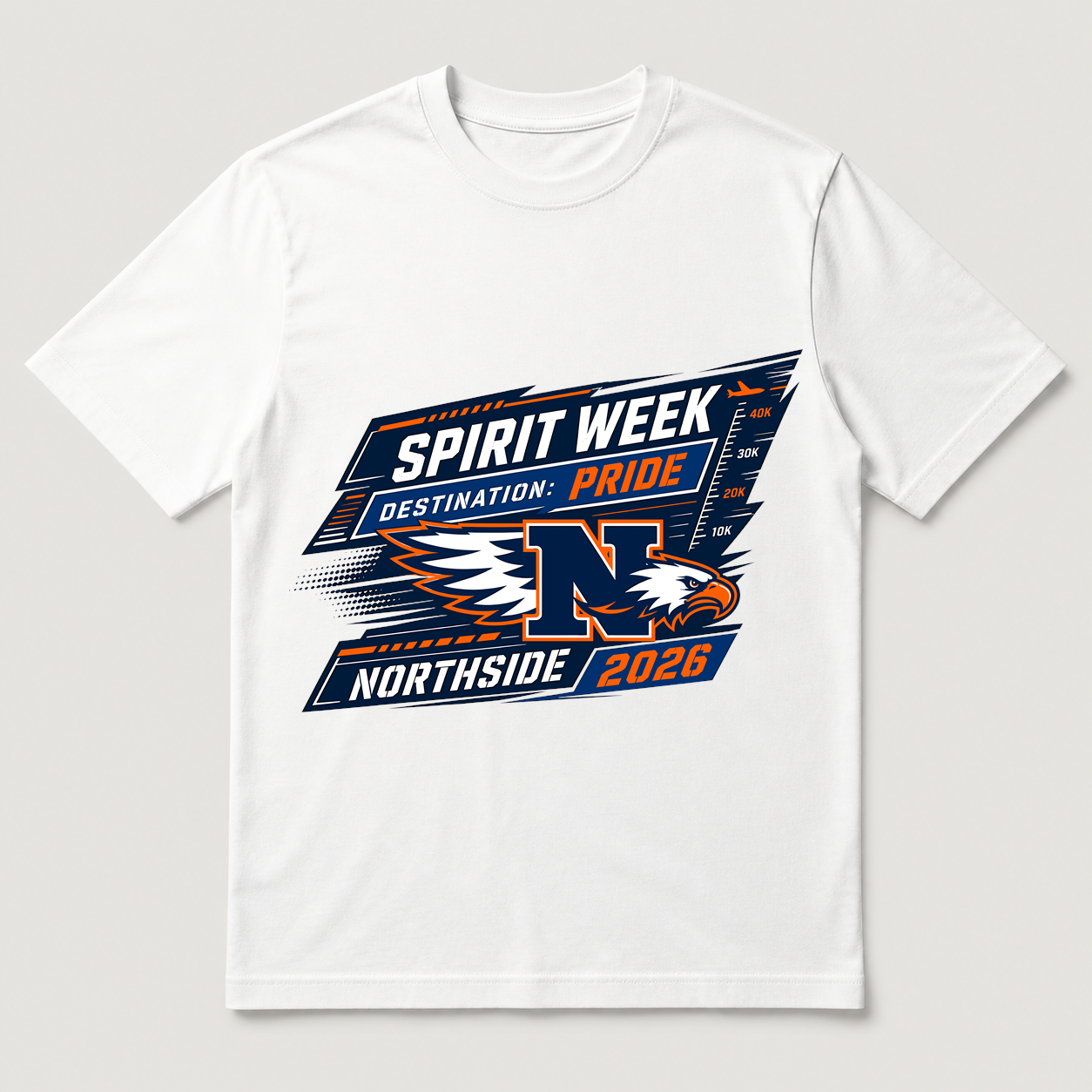Northside Spirit Week Destination Pride 2026 T-Shirt