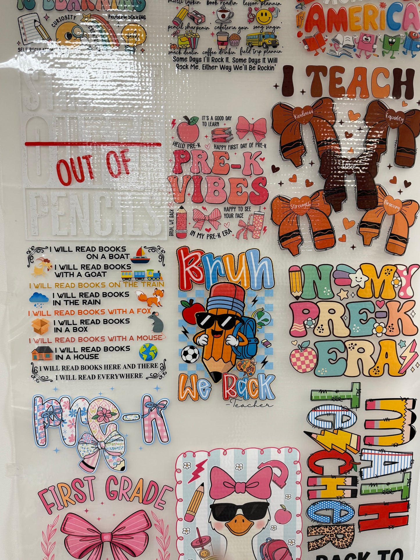 Back-to-School Premade DTF Gang Sheet (22x60”)