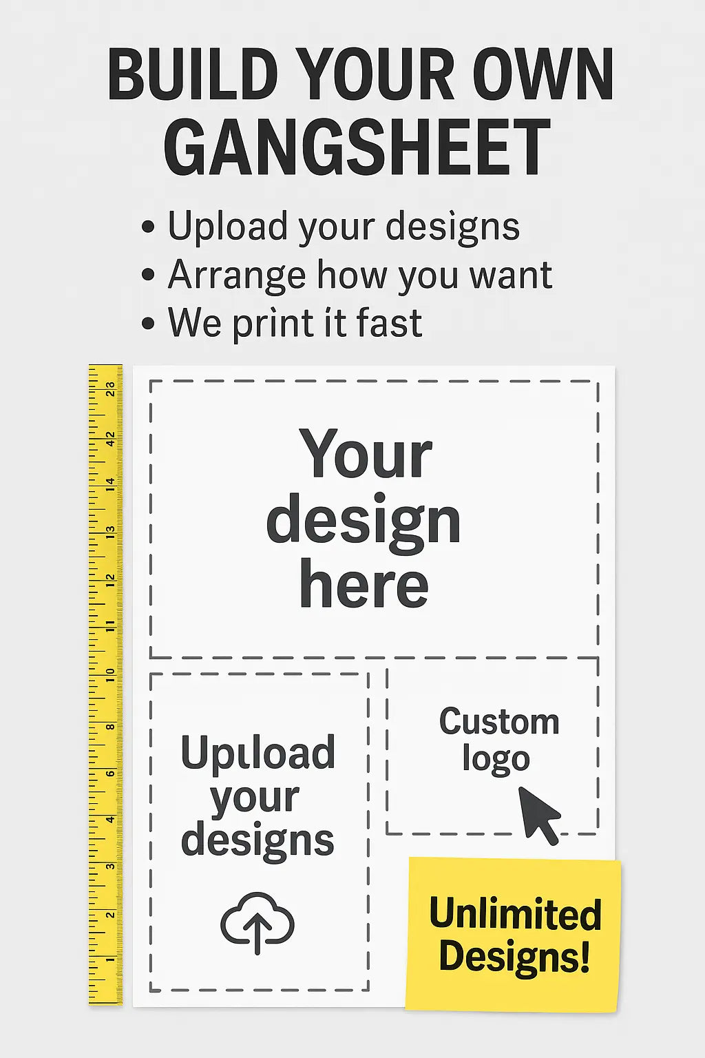 Build Your own Gangsheet - Legends DTF Prints