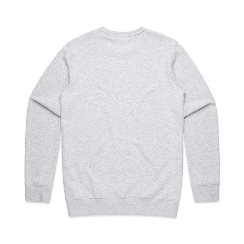 AS Colour Premium Crew 5121 in White Heather - back view