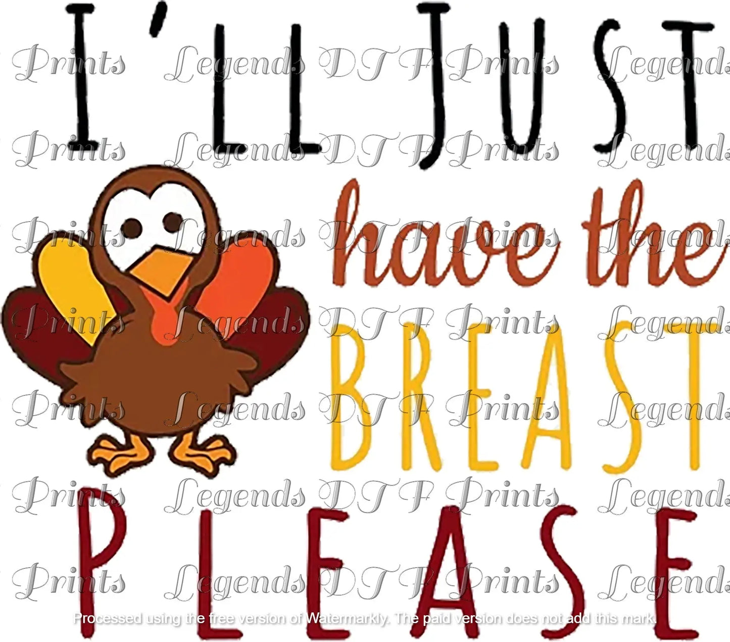 My First Thanksgiving Onesie - Legends DTF Prints