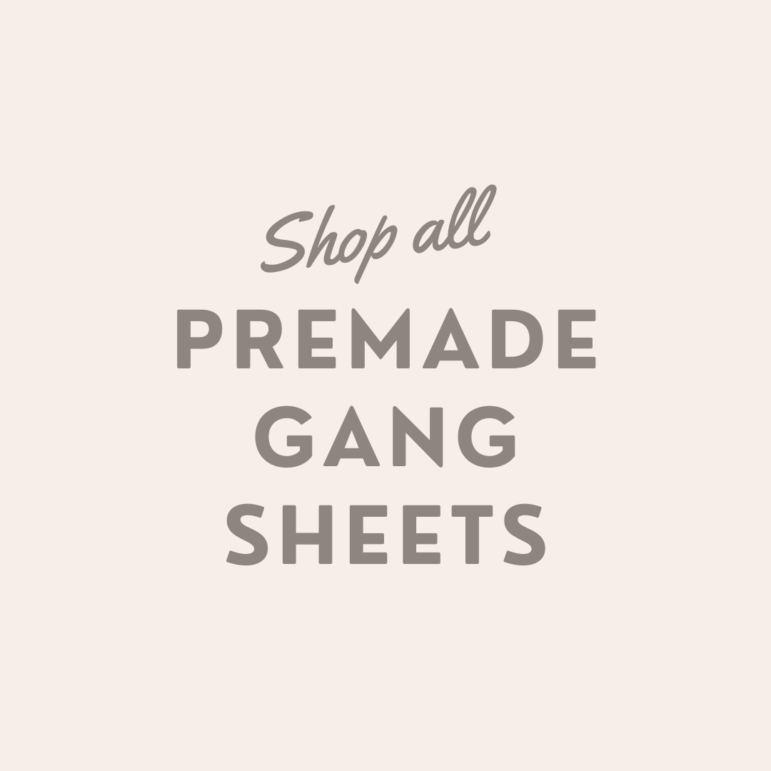 Gang sheets