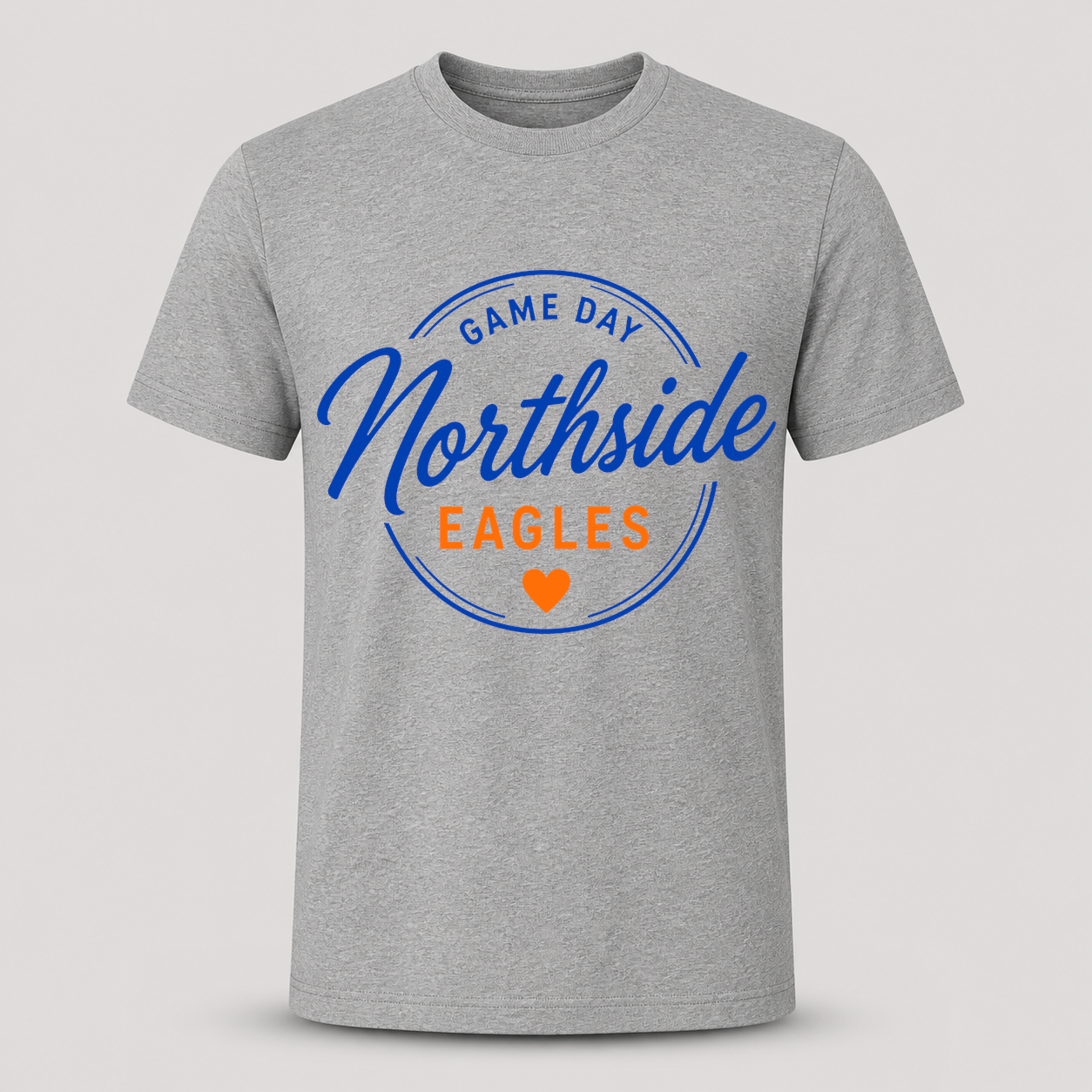 Northside Eagles Game Day Heart T-Shirt