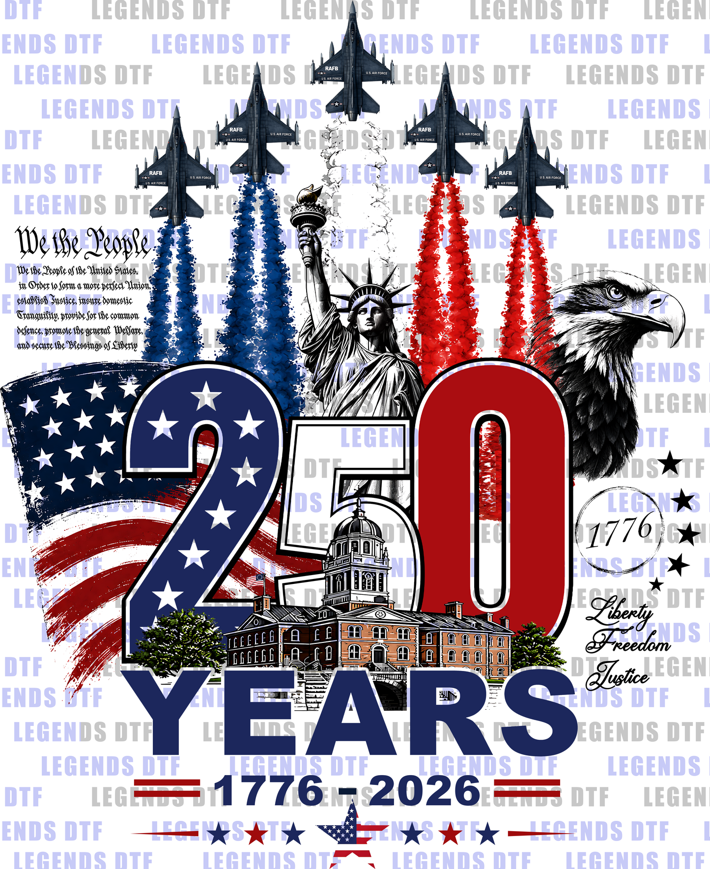 America’s 250th Birthday Shirt | Local RAFB-Inspired Edition