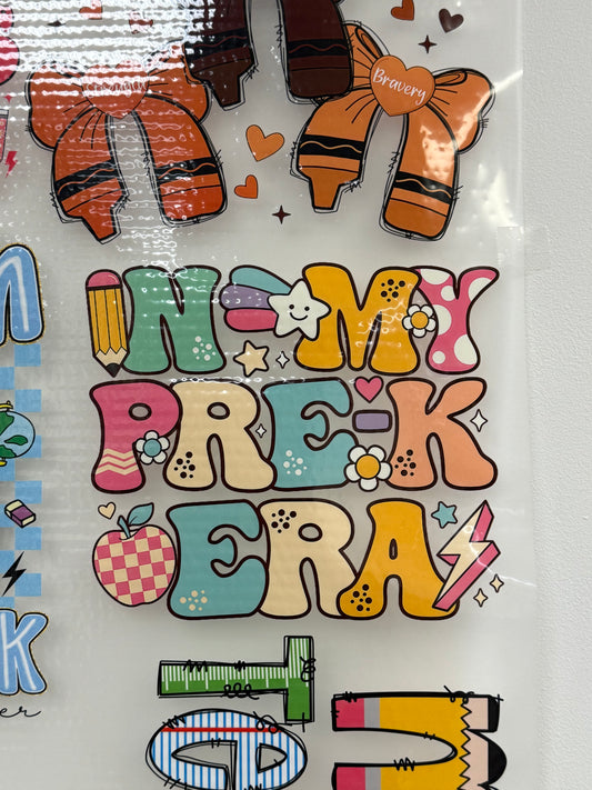 Back-to-School Premade DTF Gang Sheet (22x60”)