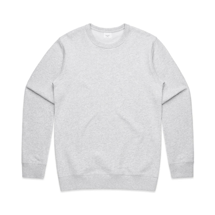 AS Colour Premium Crew 5121 in White Heather - front view